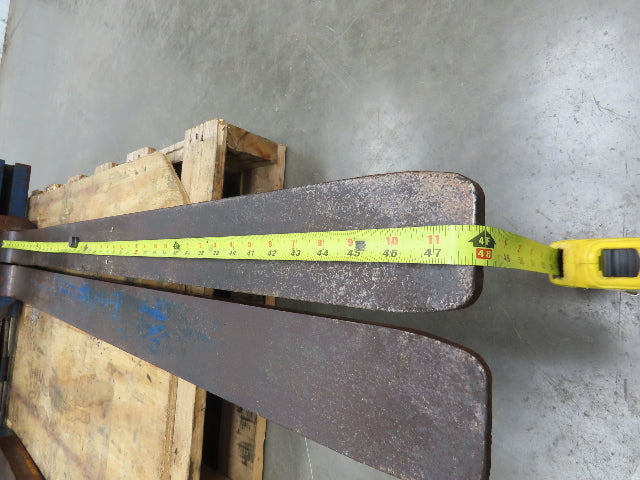 Rightline Lift Truck 48" Forks Attachment Single-Double Pallet Handler Class 2