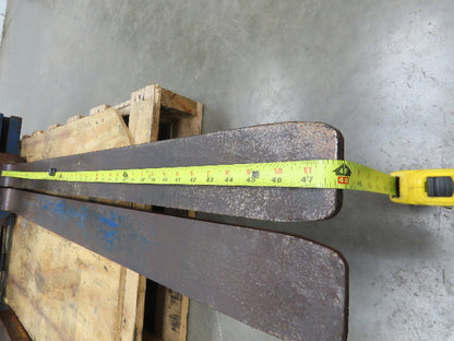 Rightline Lift Truck 48" Forks Attachment Single-Double Pallet Handler Class 2