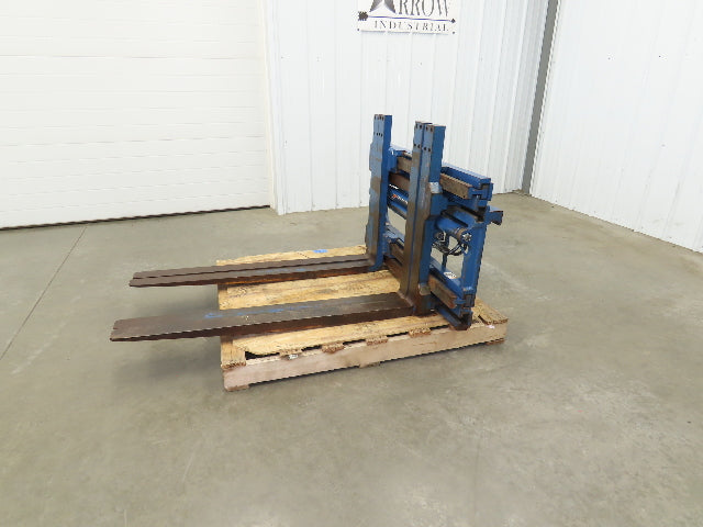 Rightline Lift Truck 48" Forks Attachment Single-Double Pallet Handler Class 2