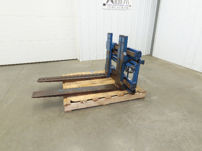 Rightline Lift Truck 48" Forks Attachment Single-Double Pallet Handler Class 2