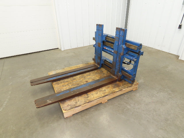 Rightline Lift Truck 48" Forks Attachment Single-Double Pallet Handler Class 2