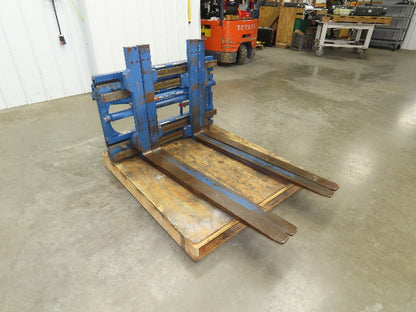 Rightline Lift Truck 48" Forks Attachment Single-Double Pallet Handler Class 2
