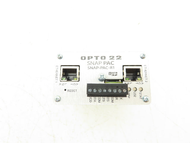OPTO 22 SNAP-PAC-R1 Rack Mount Programmable Automation Controller w/Ethernet