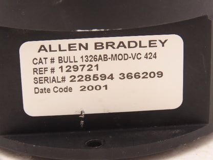 Allen Bradley 1326AB-MOD-VC 424 Modular Encoder Resolver Feedback 3/8" Shaft