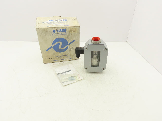 Lake M4S-7WD-05EPR Variable Area Flow Monitor 6000 PSI 5 GPM 125-250 VAC/VDC