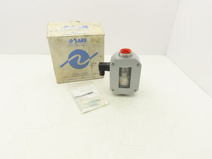 Lake M4S-7WD-05EPR Variable Area Flow Monitor 6000 PSI 5 GPM 125-250 VAC/VDC