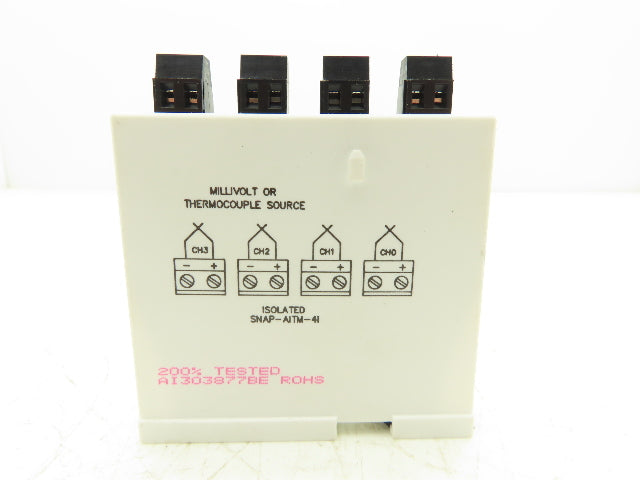 OPTO 22 SNAP-AITM-4i Analog Input Module 4 Isolated Channels Thermocouple