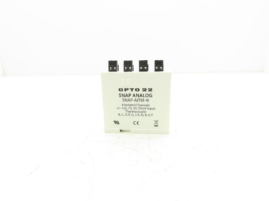 OPTO 22 SNAP-AITM-4i Analog Input Module 4 Isolated Channels Thermocouple