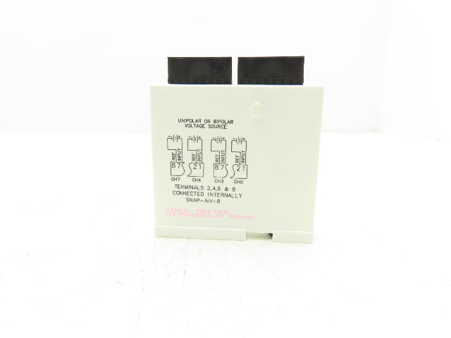 OPTO 22 SNAP-AIV-8 Analog Input Module 8 Channel