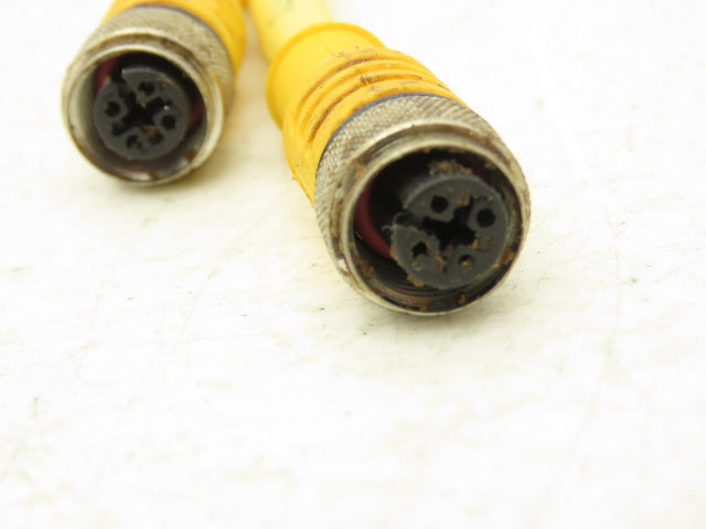 Turck VB2-FSM 4.4/2 RKC 4T-0.3/0.3/S90/SV Two Branch Splitter Cord Set M12