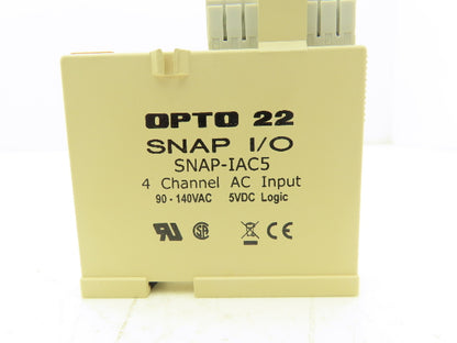 OPTO 22 SNAP-IAC5 4-Ch 90-140 VAC/VDC Digital Discrete Input Module Lot of 10