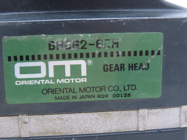 Oriental Motor BHI62ST-G2 Gearmotor 6:1 Gearhead BH6G2-6RH 200W 220V 3PH 266 RPM