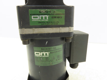 Oriental Motor BHI62ST-G2 Gearmotor 6:1 Gearhead BH6G2-6RH 200W 220V 3PH 266 RPM