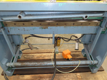 RMT Pneumatic Metal Shear 11 Gauge 1/8" Sheet 48" Width Air Powered Foot Pedal