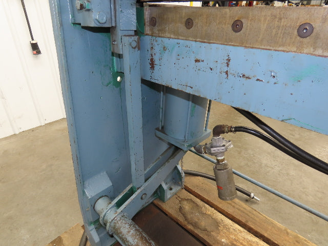 RMT Pneumatic Metal Shear 11 Gauge 1/8" Sheet 48" Width Air Powered Foot Pedal