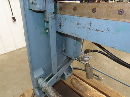 RMT Pneumatic Metal Shear 11 Gauge 1/8" Sheet 48" Width Air Powered Foot Pedal