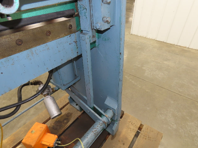 RMT Pneumatic Metal Shear 11 Gauge 1/8" Sheet 48" Width Air Powered Foot Pedal