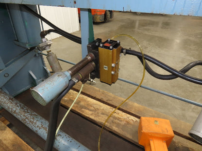 RMT Pneumatic Metal Shear 11 Gauge 1/8" Sheet 48" Width Air Powered Foot Pedal