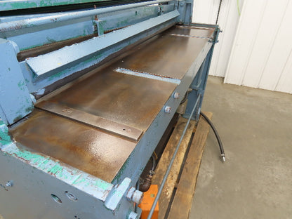 RMT Pneumatic Metal Shear 11 Gauge 1/8" Sheet 48" Width Air Powered Foot Pedal