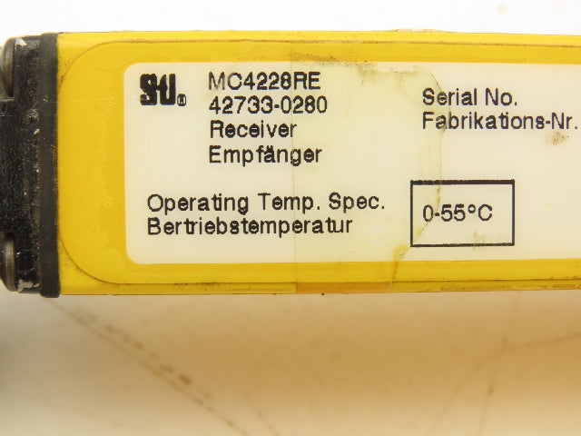 STI MC4228RE MicroSafe MC4200 Series Safety Light Curtain Receiver 28"