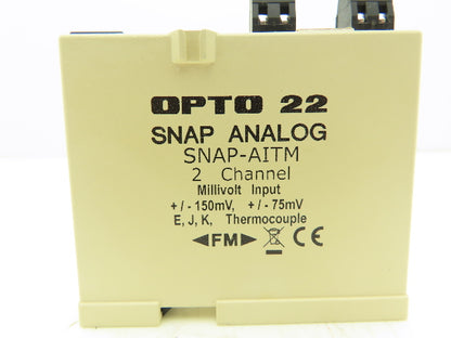 OPTO 22 SNAP-AITM Analog Input Module 2 Channels Thermocouple -150mV to +150mV