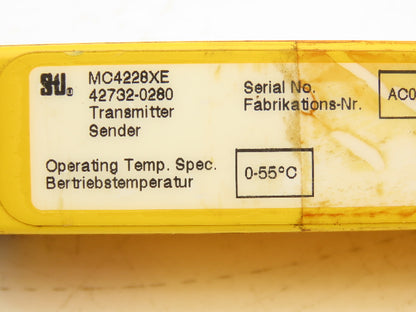 STI MC4228XE MicroSafe MC4200 Series Safety Light Curtain Transmitter 28"
