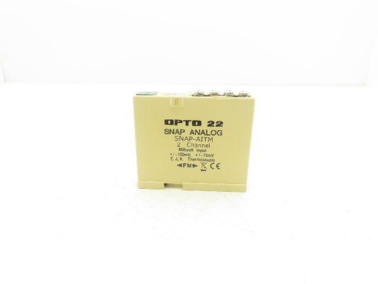 OPTO 22 SNAP-AITM Analog Input Module 2 Channels -150mV to +150mV Thermocouple