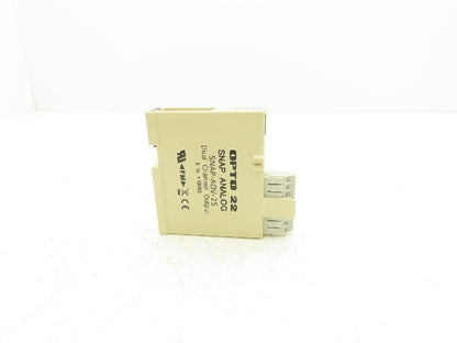 OPTO 22 SNAP-AOV-25 2 Channel Analog Voltage Output Module 0-10VDC SNAP I/O