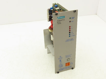 Siemens 575-6663 Simatic 575 Power Supply Module 110/220 VAC W/Fan 300W