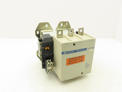 Telemecanique LC1 F400 Motor Starter Contactor 300Hp 600VAC 3 Pole 110V Coil