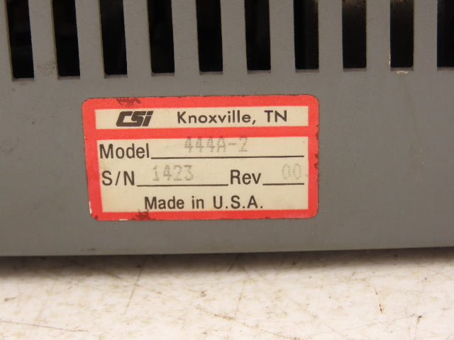 CSI 444A-2 Power Supply Module For Portable Stroboscope 444/444A Series
