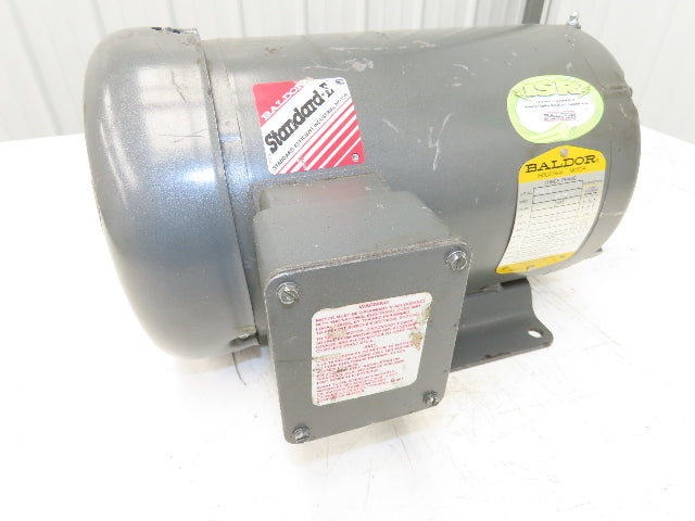 Baldor M3613T AC Motor 5Hp 3450 RPM 230/460V 3PH 184T TEFC 1-1/8" Shaft