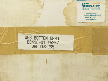 Metso B0416-01 Web Bottom Band Slitter Blade VAL0032285 8-1/2"OD x 1.65" ID