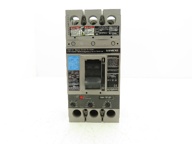 Siemens FXD63B100 SENTRON Series Circuit Breaker 100A 3-Pole 600V Molded Case