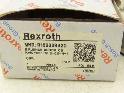 Rexroth R162329420 Linear Guide Bearing Ball Runner Block 48mm Width Size 25
