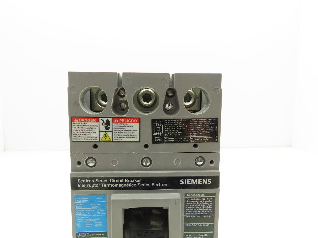 Siemens FXD63B100 SENTRON Series 100A Circuit Breaker 3-Pole 600V Molded Case