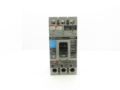 Siemens FXD63B100 SENTRON Series 100A Circuit Breaker 3-Pole 600V Molded Case