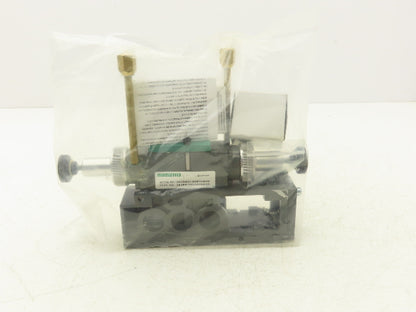 Numatics 082RED15O016W00 Pneumatic Air Regulator Valve w/Manifold Base & Gasket