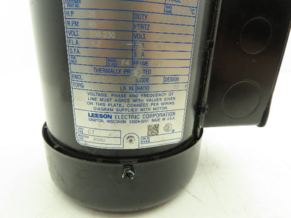 Leeson 096068.00 Gearmotor 20:1 Ratio 85rpm 230/460V 3PH C42T17FZ31A 3/4" Shaft