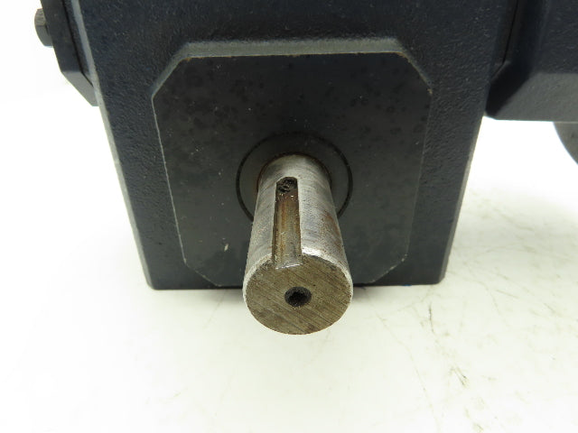 Leeson IronMan BM821-10-140-L Worm Gearbox 10:1 Reducer 1.38Hp 175rpm 140TC LH