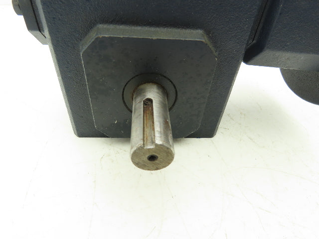 Leeson IronMan BM821-10-140-L Worm Gearbox 10:1 Reducer 1.38Hp 175rpm 140TC LH