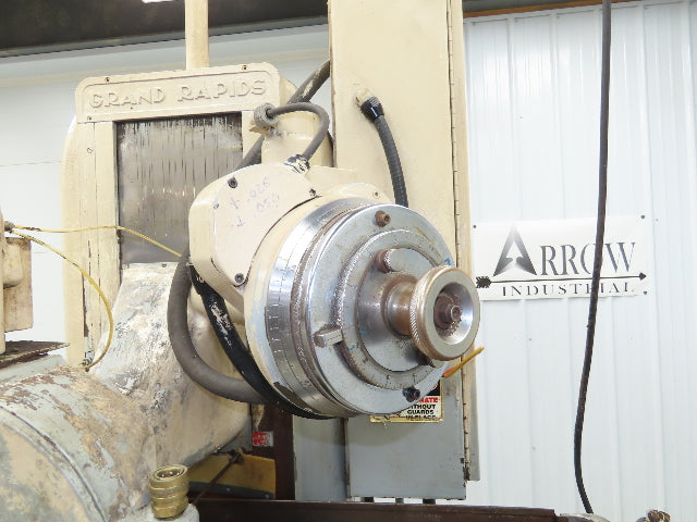 Grand Rapids 370 Hydraulic Surface Grinder Bad Power Cross Feed 12x24" 7.5Hp 3Ph