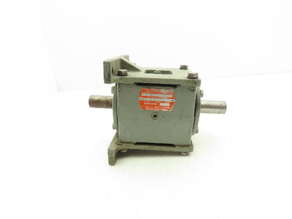 Hub City Model 150 Bevel Gear Drive 1:1 Gearbox 12Hp 1150rpm 02-20-00802-150