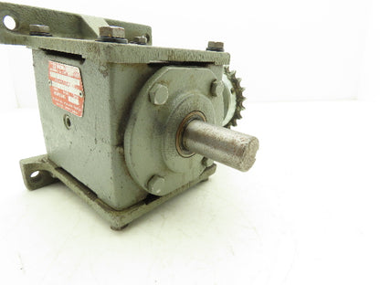 Hub City Model 150 Bevel Gear Drive 1:1 Gearbox 12Hp 1150rpm 02-20-00802-150