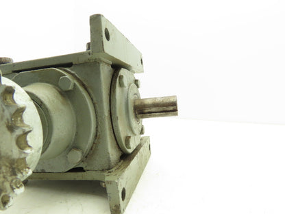 Hub City Model 150 Bevel Gear Drive 1:1 Gearbox 12Hp 1150rpm 02-20-00802-150