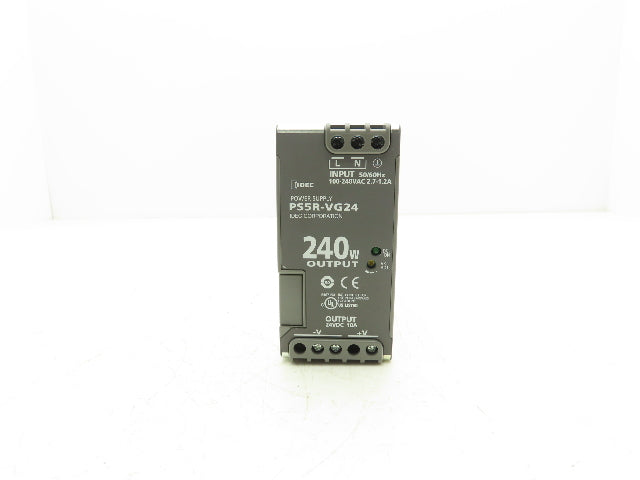 IDEC PS5R-VG24 240 Watt Power Supply 100-240VAC Input 24VDC 10A Output