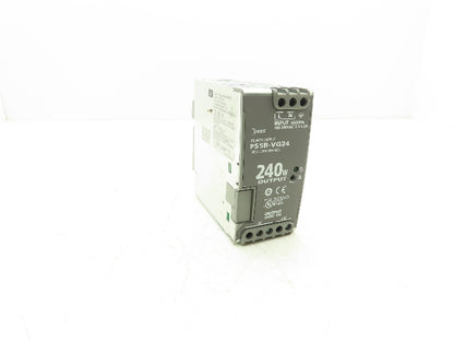 IDEC PS5R-VG24 240 Watt Power Supply 100-240VAC Input 24VDC 10A Output