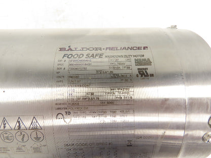 Baldor VFSWDM3546-E AC Motor 1Hp 1760 RPM 230/460V 3PH 56C TENV 1-1/8" Shaft