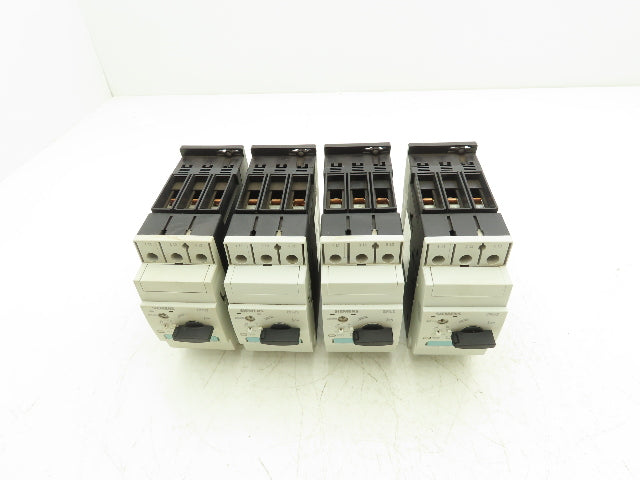 Siemens 3RV1031-4EA10 Circuit Breaker 22-32 Amp 30Hp 600VAC 3Ph Lot of 4