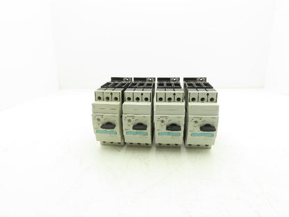 Siemens 3RV1031-4EA10 Circuit Breaker 22-32 Amp 30Hp 600VAC 3Ph Lot of 4